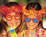 Hawaiian Photo Booth Props 60 Pieces Luau Photo Booth Props