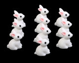 10 Pieces Rabbit Figurines for Garden, Party Decorations