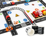 Road Tape for Toy Car 5M DIY Road Stickers Set with Curve Track