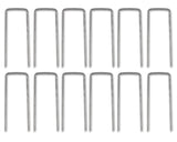 Set of 12 Wind Stakes 4 Inch Galvanized Staples
