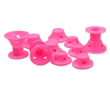 Magic Hair Rollers 40 Pieces No Clip Silicone Hair Curlers - Pink