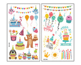 Temporary Tattoos 10 Sheets Waterproof Tattoo Stickers for Kids