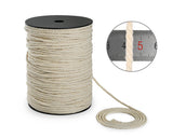 Macrame Cord 4 mm x 218 Yards Cotton Macrame Rope for Craft Projects