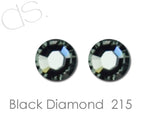 Black Diamond 215 Flatback Crystal Rhinestones