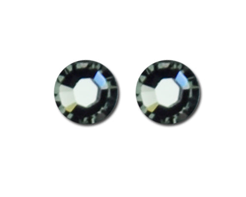 Black Diamond 215 Flatback Crystal Rhinestones