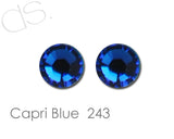 Capri Blue 243 Flatback Crystal Rhinestones