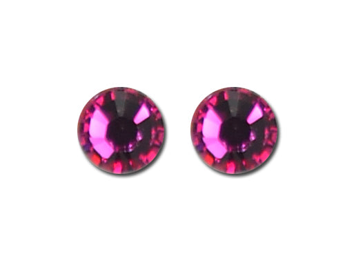 Fuchsia 502 Flatback Crystal Rhinestones