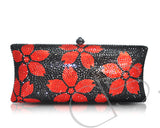Crimson Rose Crystal Hand Bag - 19.6cm