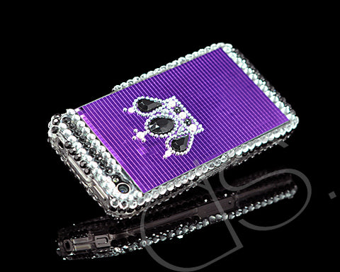 Decora Series iPhone 4 and 4S Crystal Case - Special Bear Purple