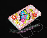 Decora Series iPhone 4 and 4S Crystal Case - Pink Butterfly