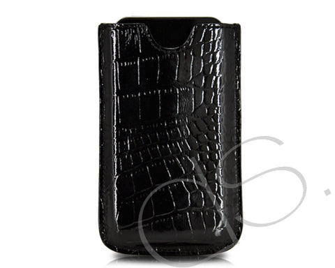 Droit Series iPhone 4 and 4S Leather Case - Wrinkle Black