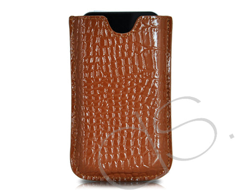 Droit Series iPhone 4 and 4S Leather Case - Wrinkle Brown