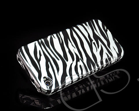 Grafiche Series Full Protection iPhone 4 and 4S Case - Zebra Black