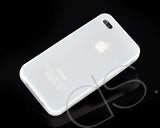 Jelly Series iPhone 4 and 4S Silicone Case - White