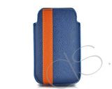 Lofty Series iPhone 4 and 4S Soft Pouch Case - Blue Orange