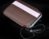 Lofty Series iPhone 4 and 4S Soft Pouch Case - Brown Pink