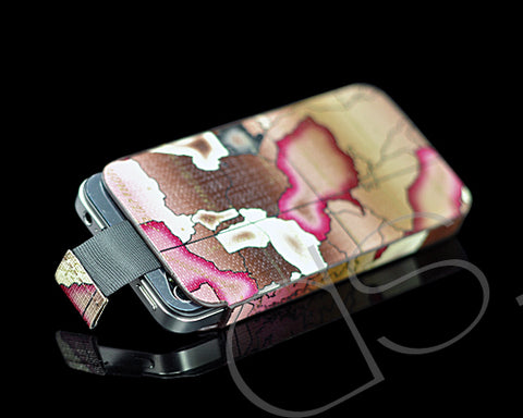 Map Series iPhone 4 and 4S Soft Pouch Case - Pink