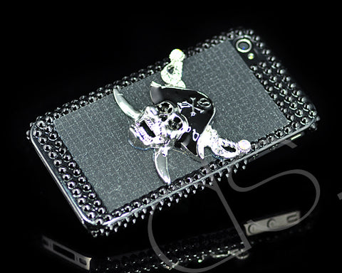 Mystic Series iPhone 4 and 4S 3D Crystal Case - Skull Captain
