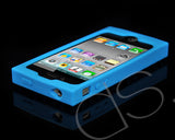 Pyramid Series iPhone 4 and 4S Silicone Case - Blue
