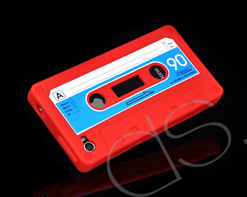 Tape Series iPhone 4 Silicone Case - Red