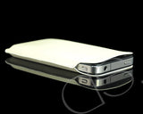 Ultra Slim Series Leather iPhone 4 and 4S case - White