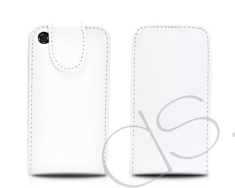 Volte Series iPhone 4 and 4S Leather Flip Case - White