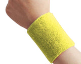 Pair of 6 inches Outdoor Sports Athletic Cotton Wristbands