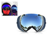 Bold Series Ski Goggles with Detachable Lens and Strap - Silver