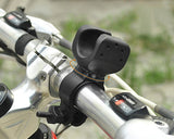 360 Degree Rotation Bike Flashlight LED Torch Mount Holder Clip -Black