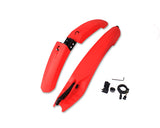 Mountain Bike Fenders with LED Light Adjustable Front and Rear Mudguard