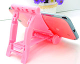 Universal Portable Folding Mobile Phone Stand Holder - Red