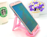 Universal Portable Folding Mobile Phone Stand Holder - Blue