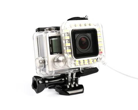 GoPro LED Ring Shooting Night Flash Light for Hero 3+ / Hero 4 Camera