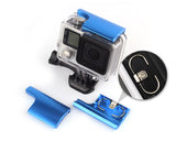 GoPro Replacement Rear Snap Latch Housing Lock for Hero 3+/4 - Blue