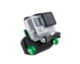 GoPro Strap Mount Waist Buckle Hanging Quickdraw for Hero Camera-Green