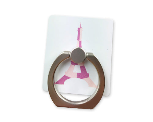iRing Universal Bunker Ring Grip Holder Cell Phone Stand - Pink Tower
