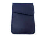 Anti-Radiation/ Signal Blocking Leather Pouch for Smartphone - Blue