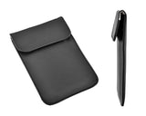 PU Leather Anti-Radiation/Signal Blocking Pouch for Smartphone - Black