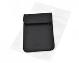 PU Leather Anti-Radiation/Signal Blocking Pouch for Smartphone - Black
