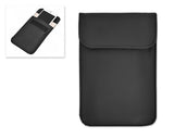 PU Leather Anti-Radiation/Signal Blocking Pouch for Smartphone - Black