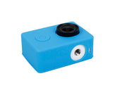 Protective Silicone Case Cover for Xiaomi Yi Action Camera - Blue