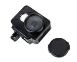 Protective Aluminum Case w/Lens Cap for Xiaomi Yi Action Camera -Black