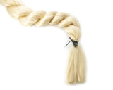 Heat Resistant Long Braided Ponytail Extension - Light Gold