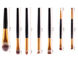 20 Pcs Professional Makeup Brush Set - Black