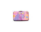 Owl Printed Business Card Case - Purple