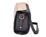 Retro PU Leather Camera Bag for Fujifilm Instax Mini Cameras - Black