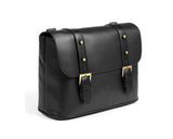 Vintage Leather Shoulder Bag for DSLR SLR Camera - Black