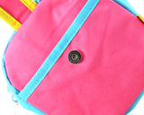Colorful Zipper Camera Pouch for Fujifilm Instax Mini - Pink &amp; Blue