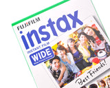 Fujifilm Instax Wide Film for Fuji Instant Film Camera, 10 Sheets/Pack