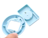 Camera Self Portrait Photo Lens Frame with Mirror - Ice Blue